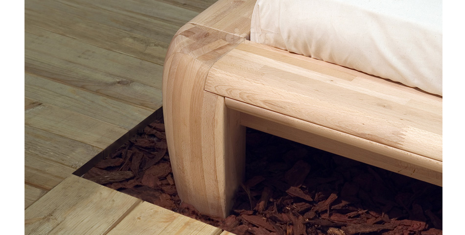  Bett - Maru  / Futonbett / Massivholzbetten / massivholzbetten / Holzbetten / futonbetten / Japanische Bett / Holzbetten Design cinius