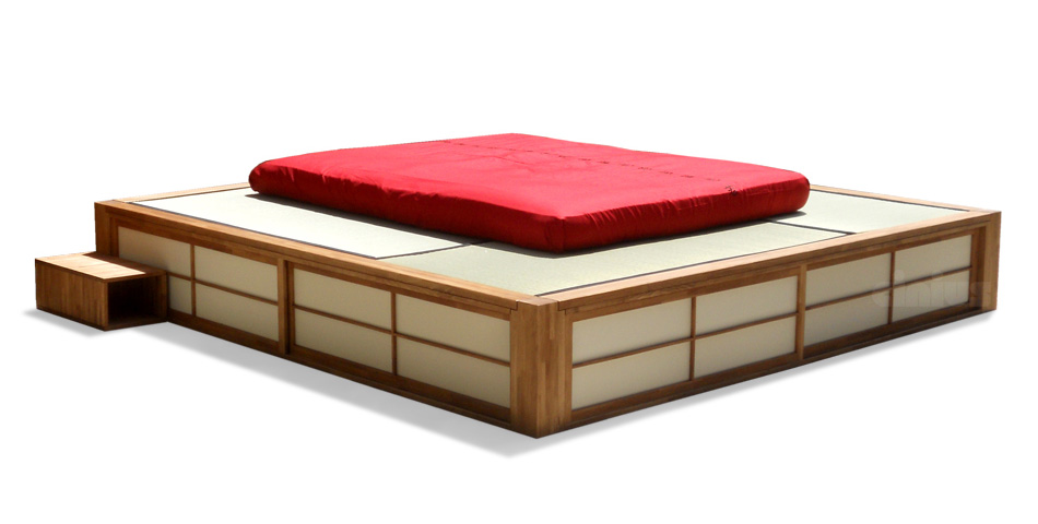  Bett - Podio  / Futonbett / Massivholzbetten / massivholzbetten / Holzbetten / futonbetten / Japanische Bett / Holzbetten Design cinius