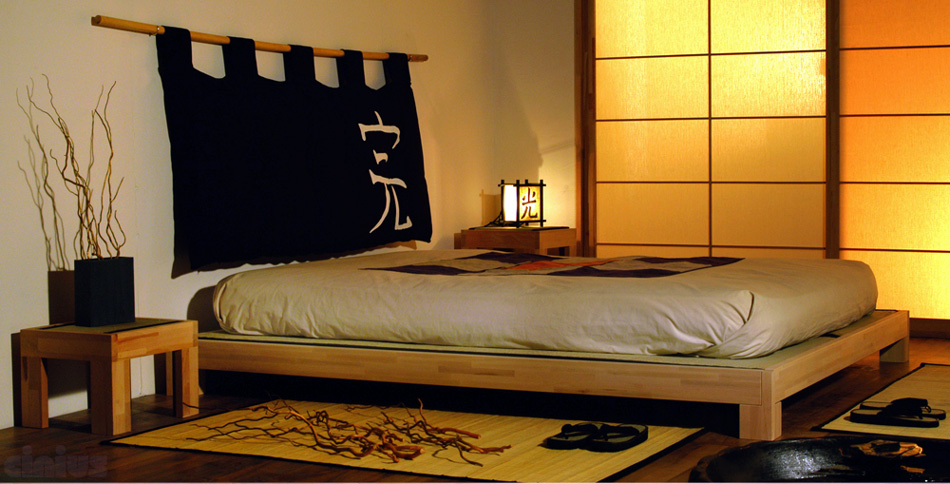  Bett - Tatami-Bed  / Futonbett / Massivholzbetten / massivholzbetten / Holzbetten / futonbetten / Japanische Bett / Holzbetten Design cinius