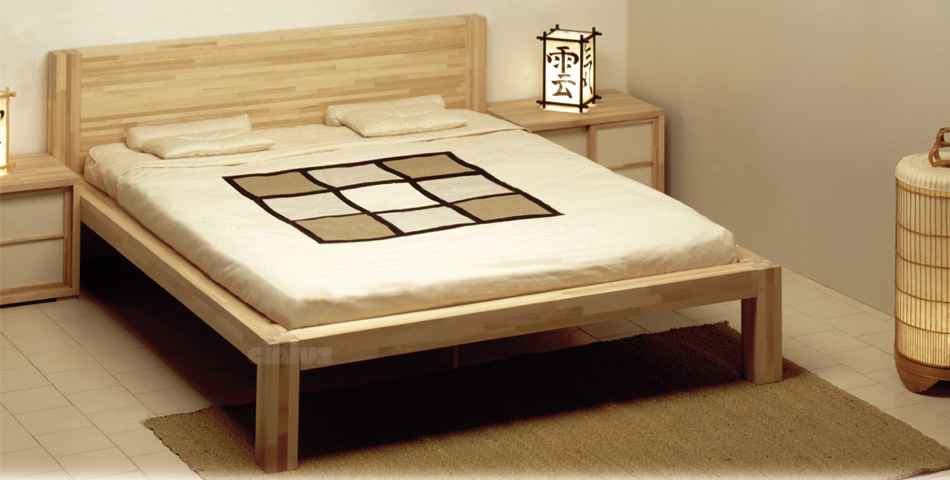  Bett - Zen  / Futonbett / Massivholzbetten / massivholzbetten / Holzbetten / futonbetten / Japanische Bett / Holzbetten Design cinius