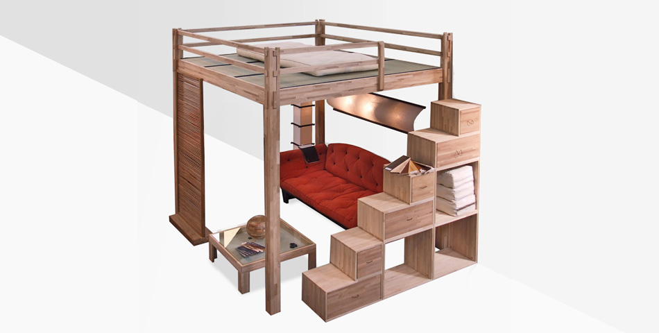  Bet - Yen  / Futonbett / Massivholzbetten / massivholzbetten / Holzbetten / futonbetten / Japanische Bett / Holzbetten Design cinius