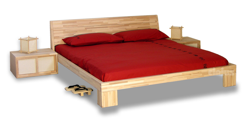  Bett - Aurora  / Futonbett / Massivholzbetten / massivholzbetten / Holzbetten / futonbetten / Japanische Bett / Holzbetten Design cinius