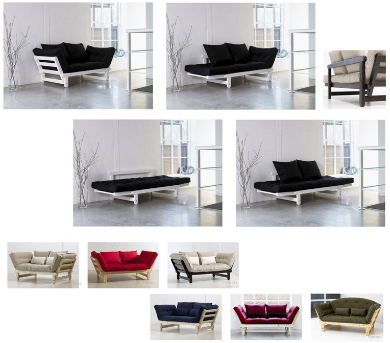 Bed-Sofa Sole Eco Save space. Trasformation sofa . Becomes a single bed simply . The slats are available in different colors . confortable details 