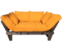 divano letto futon modello sole